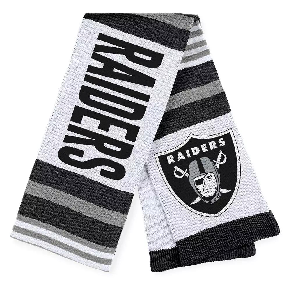 Women's WEAR by Erin Andrews Las Vegas Raiders Jacquard Striped Scarf, Lvr Team Product Image