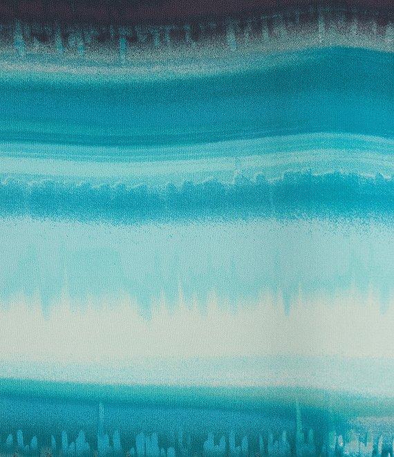 Calvin Klein Split Neck Roll Tab Button Front Blouse Product Image