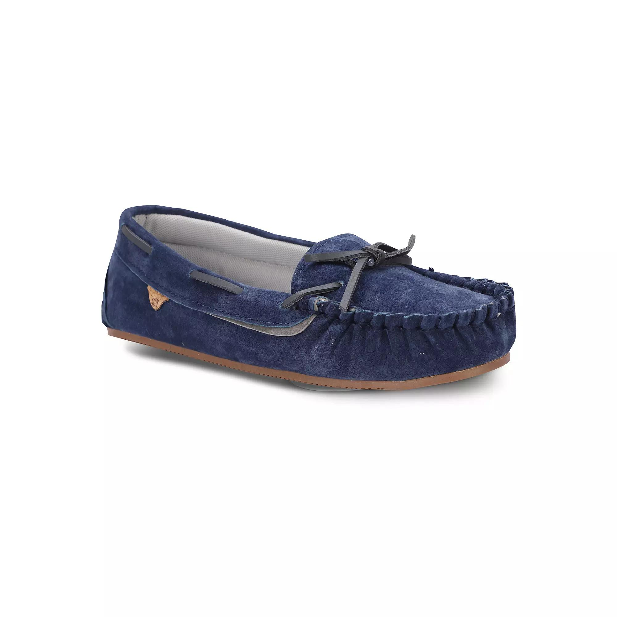 Mykos Selena Women's Suede Moccasin Shoes,  Product Image