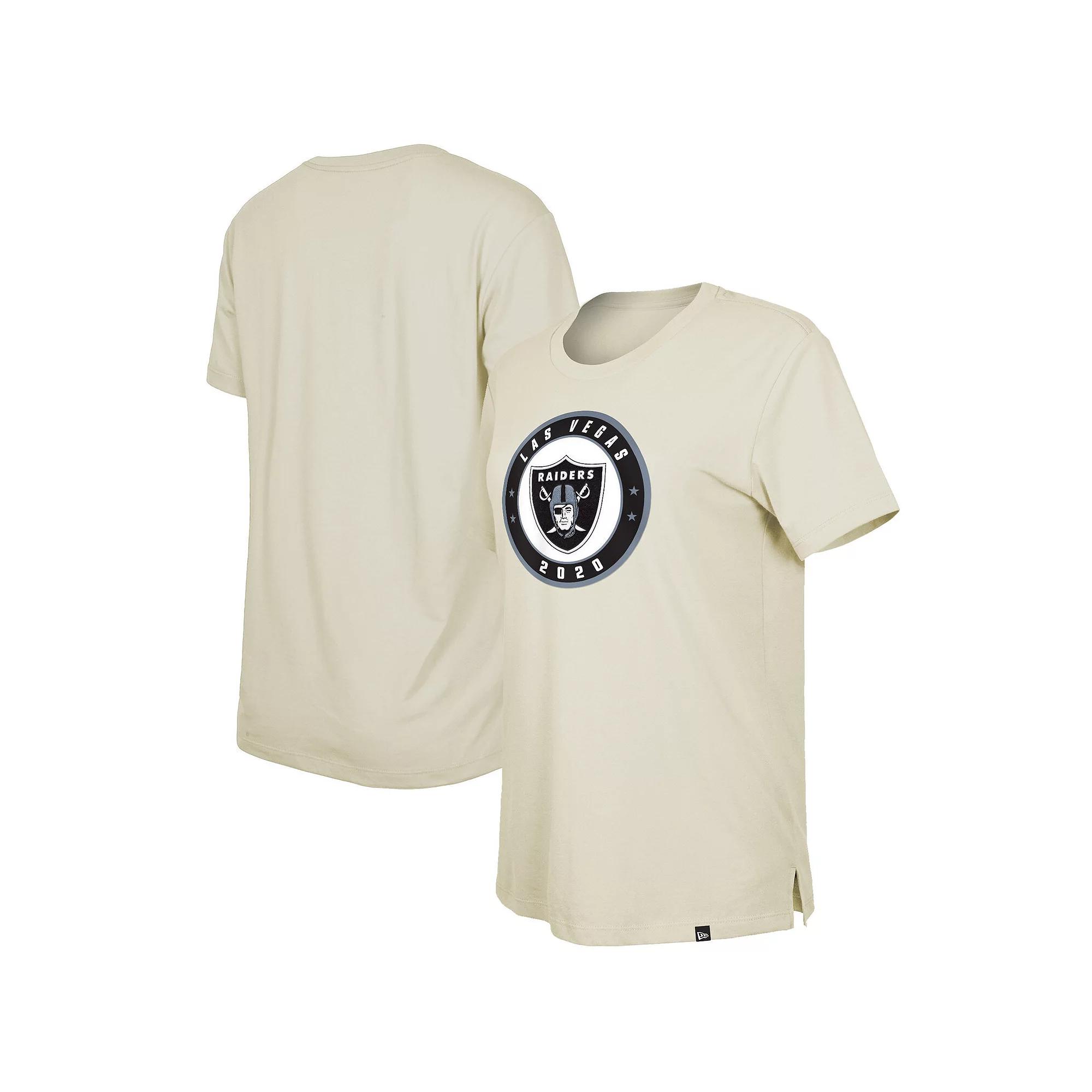 Women's New Era Cream Las Vegas Raiders 2023 NFL Draft T-Shirt,  Product Image