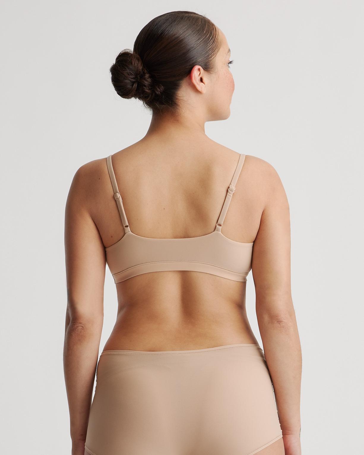 Quince | Women's Second Skin Scoop Neck Bralette Nylon/Spandex Product Image