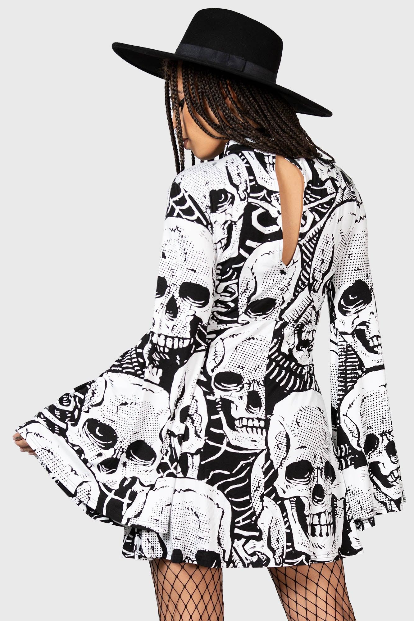 Skeleton Season Mini Dress Product Image