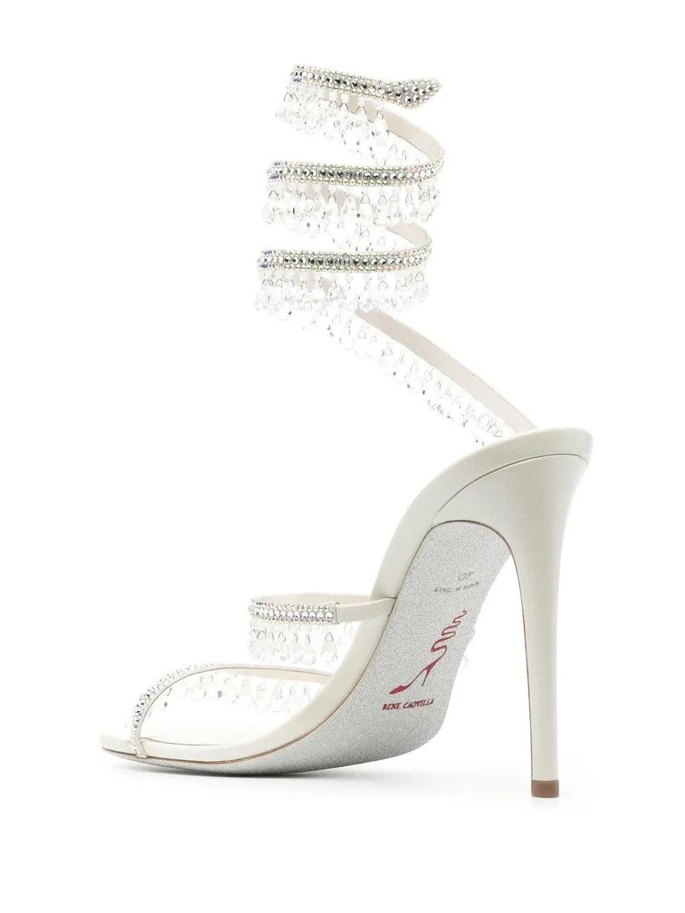 Chandelier 105mm crystal-embellished sandals Product Image