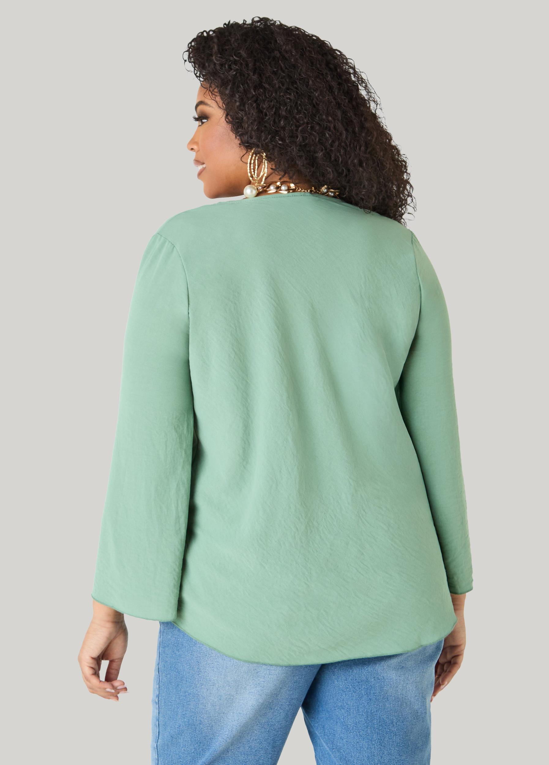 Textured Cowl Neck Blouse Product Image
