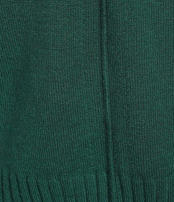 Investments Long Sleeve Point Collar Twofer Sweater Product Image