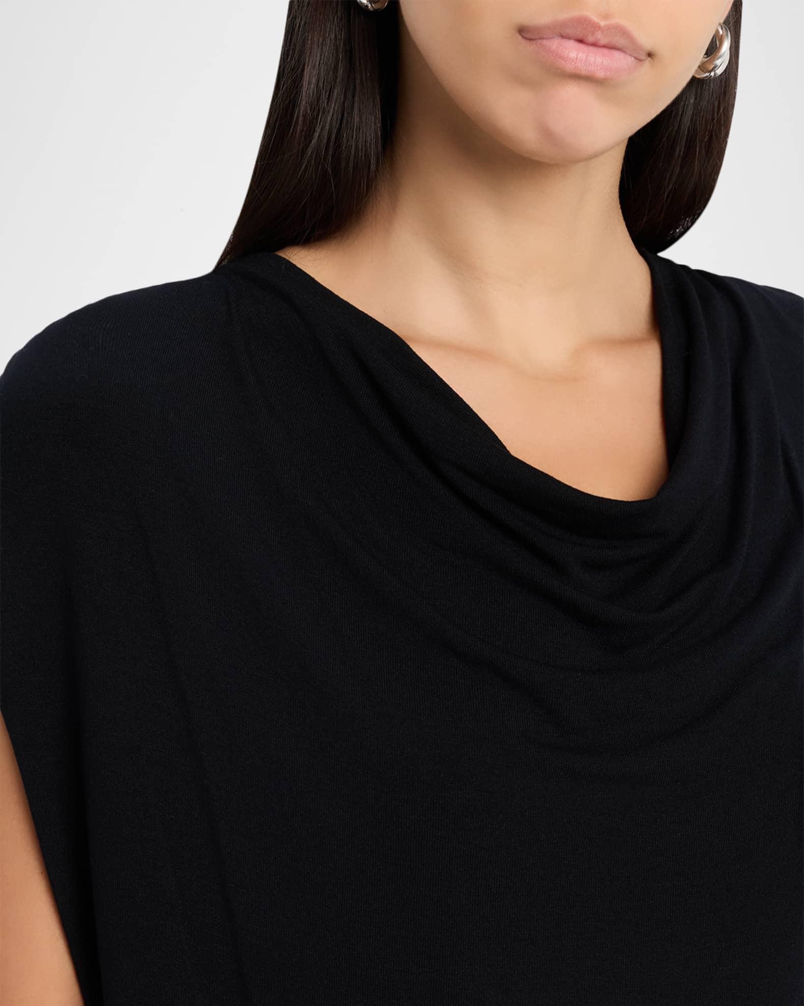 Draped Cowl-Neck Top  Product Image