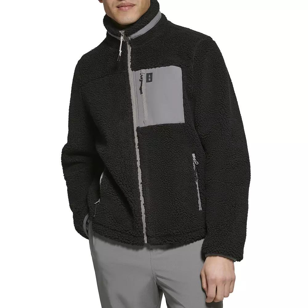 Men's G.H. Bass & Co. Faux Sherpa Jacket, Size: Large, Black Product Image