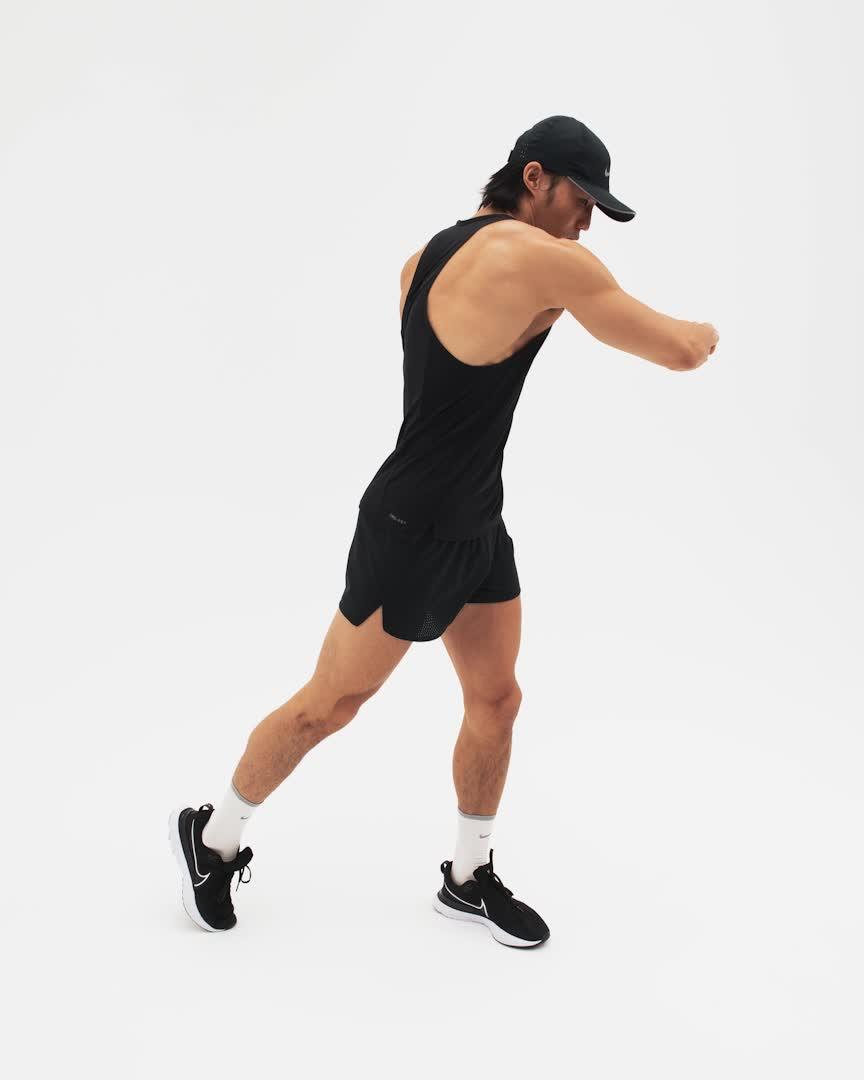Nike Mens Fast Dri-FIT Running Singlet | FN4229-010 Product Image