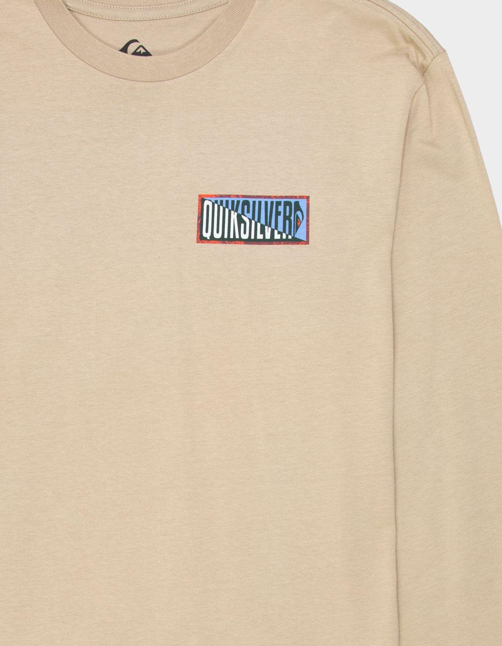 QUIKSILVER Crossed Out Mens Long Sleeve Tee - TAN Product Image