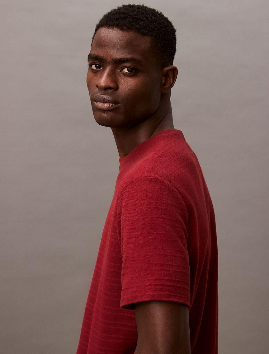 Stripe Jacquard Classic T-Shirt Product Image