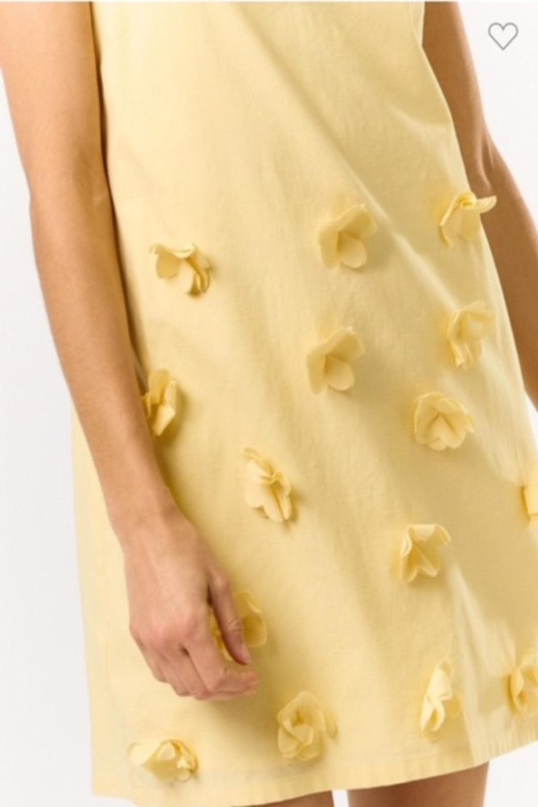 Yellow Floral Dress Product Image