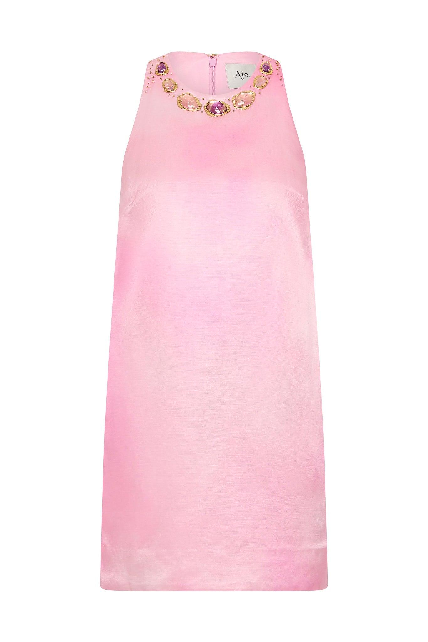 Violette Bubble Hem Mini Dress Product Image