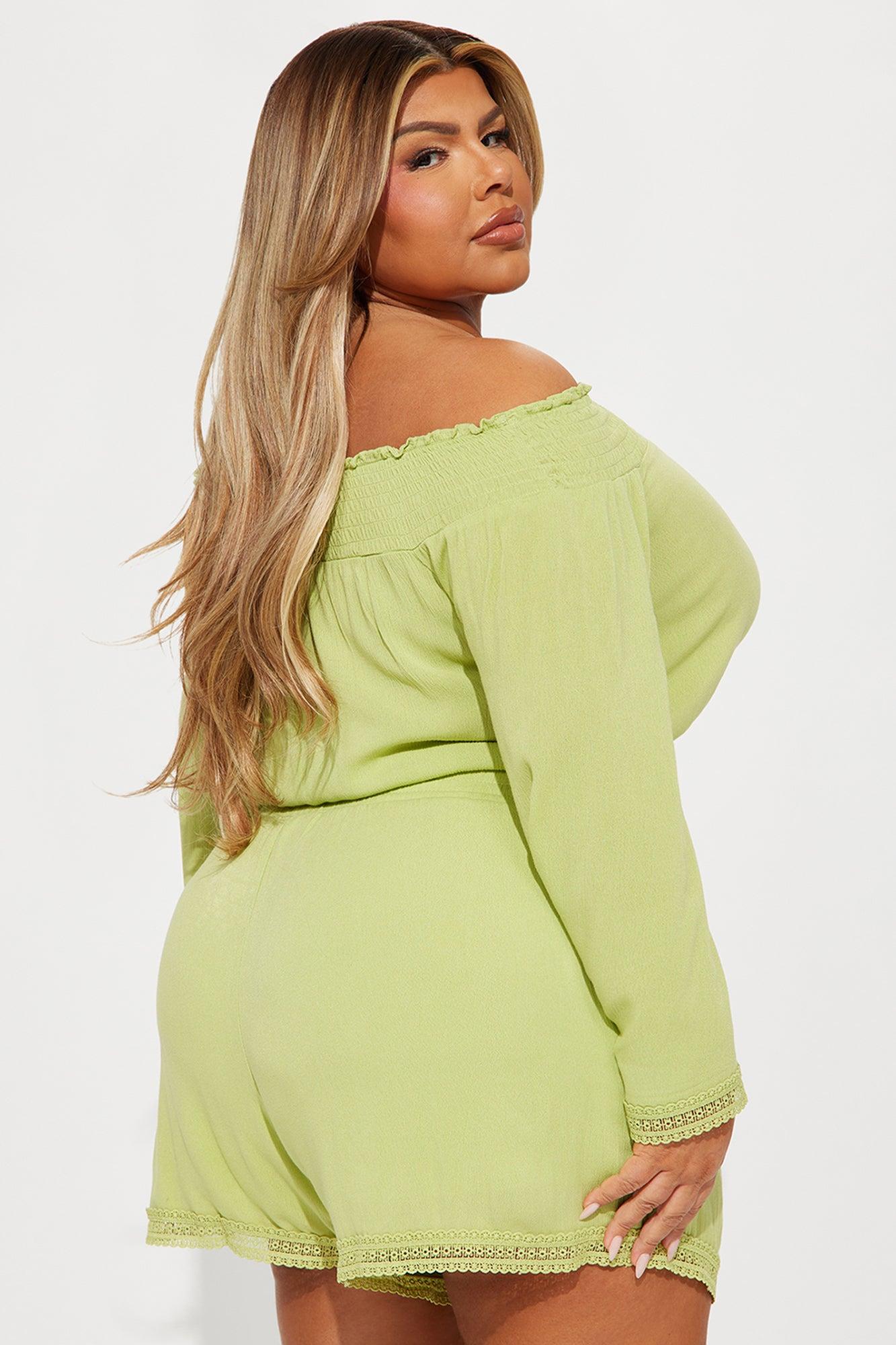 Down Time Short Set - Green Product Image