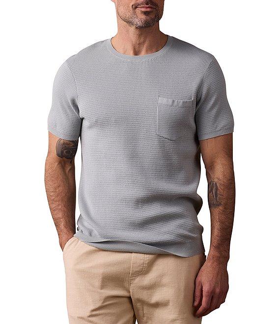 The Normal Brand Waffle Knit Sweater Short Sleeve T-Shirt Product Image