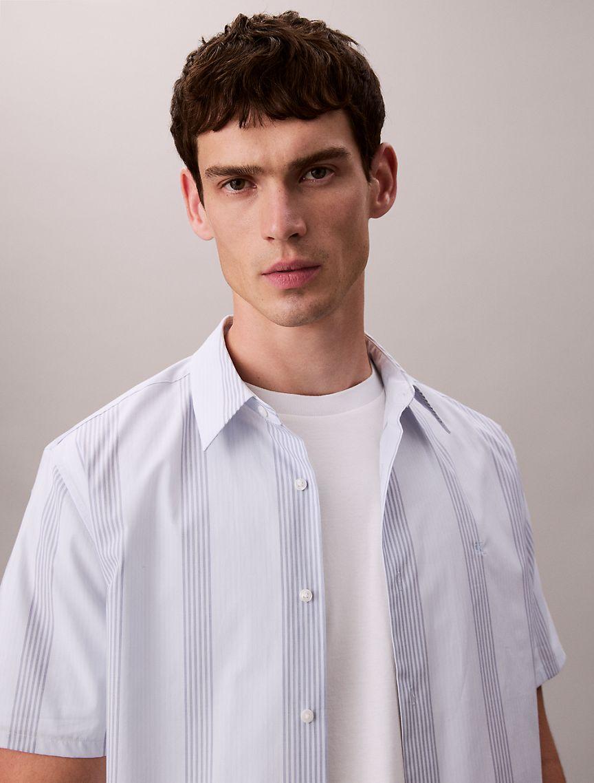 Yarn-Dyed Stripe Stretch Classic Shirt Product Image