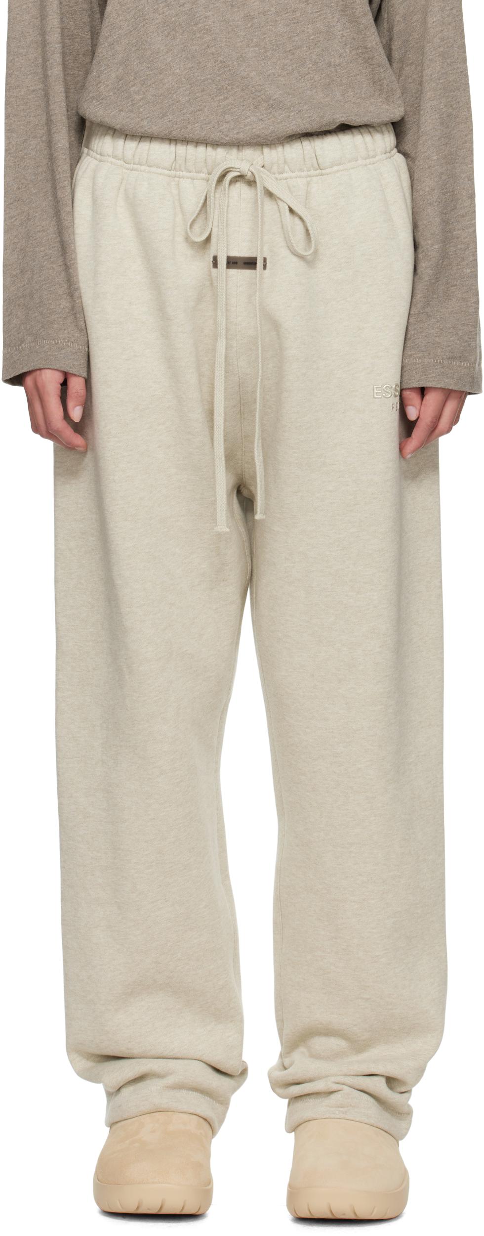Beige Classic Sweatpants Product Image