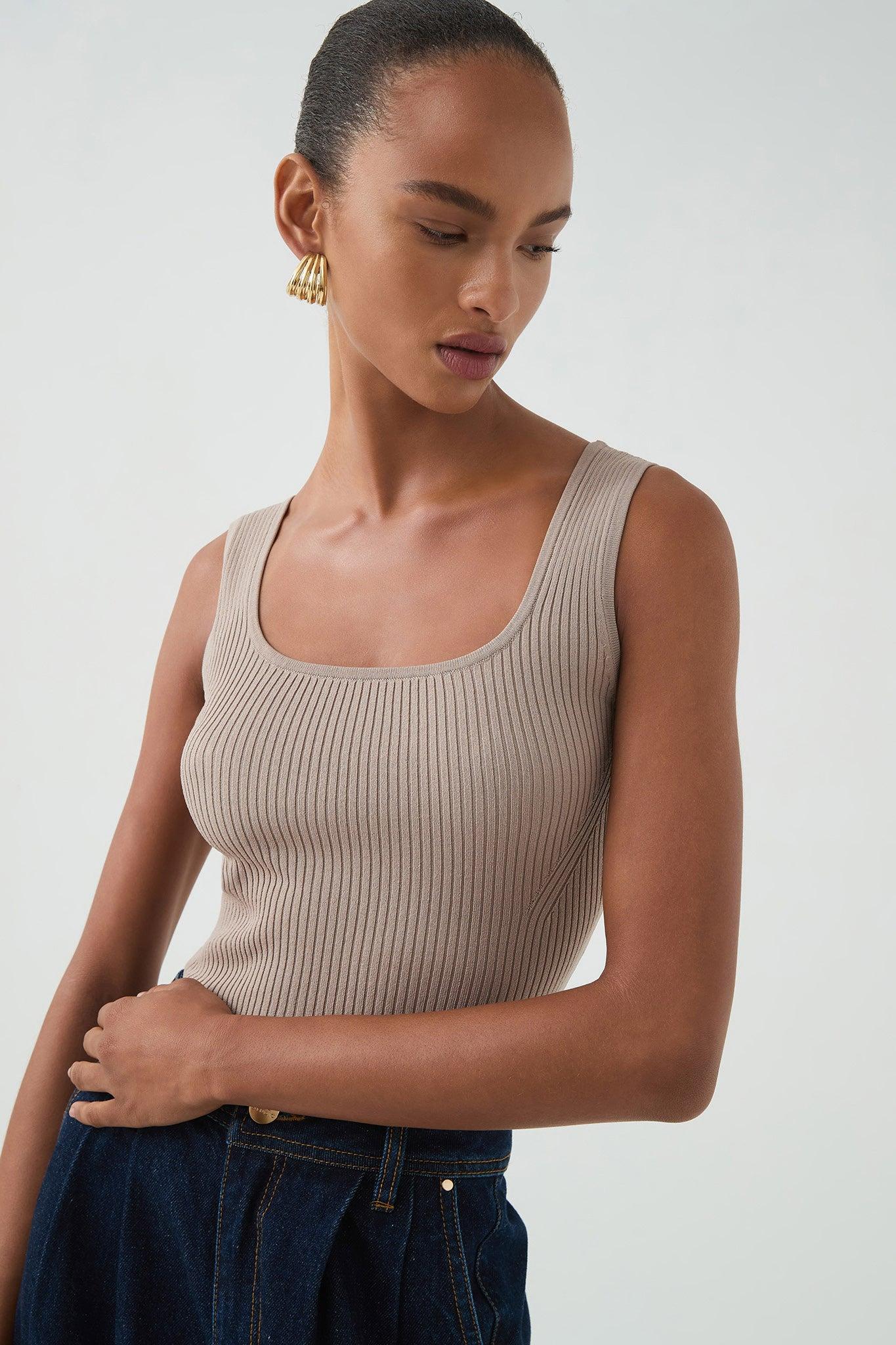 Deia Rib Knit Top Product Image