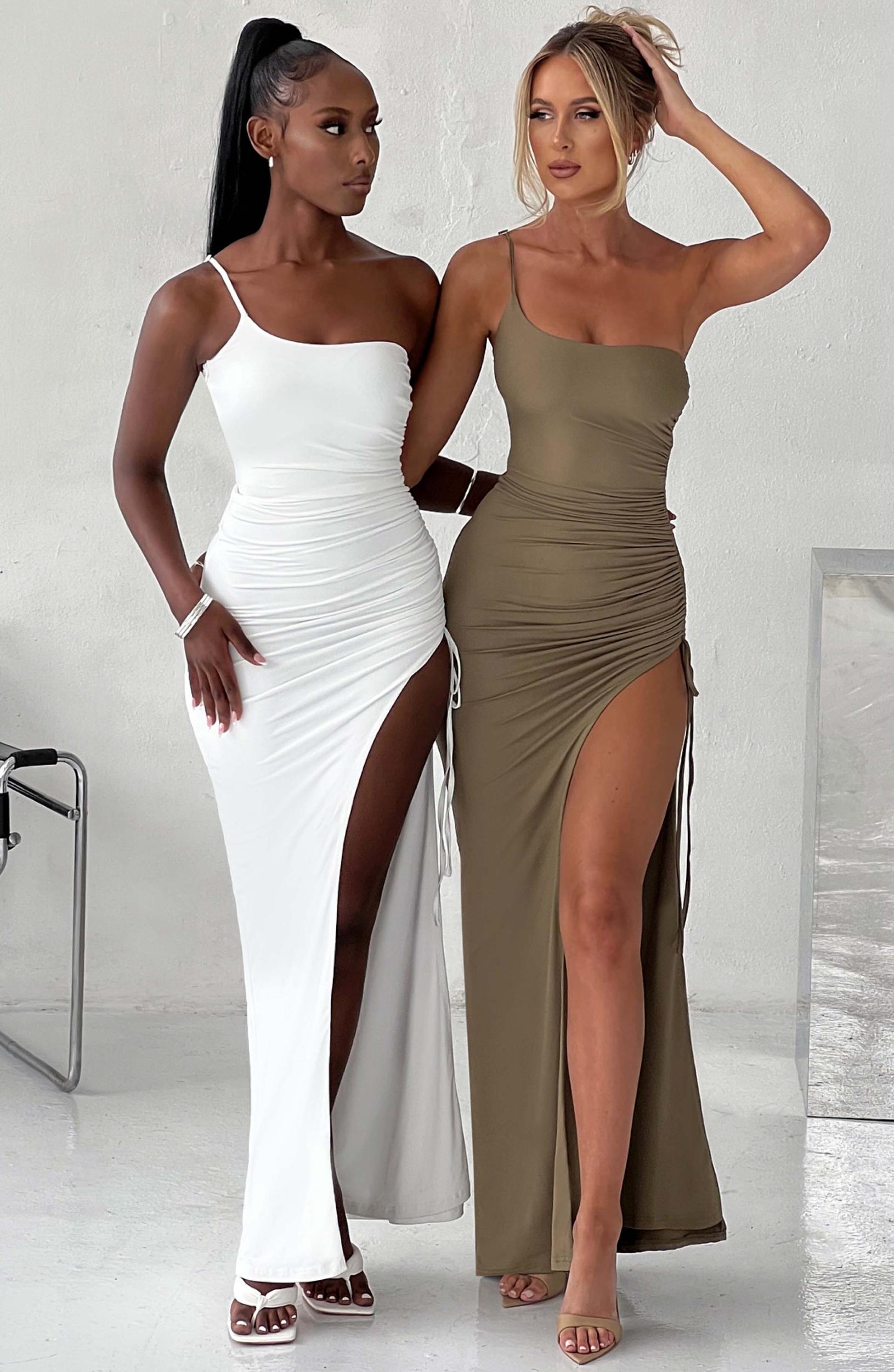 Zuri Maxi Dress - Khaki Product Image