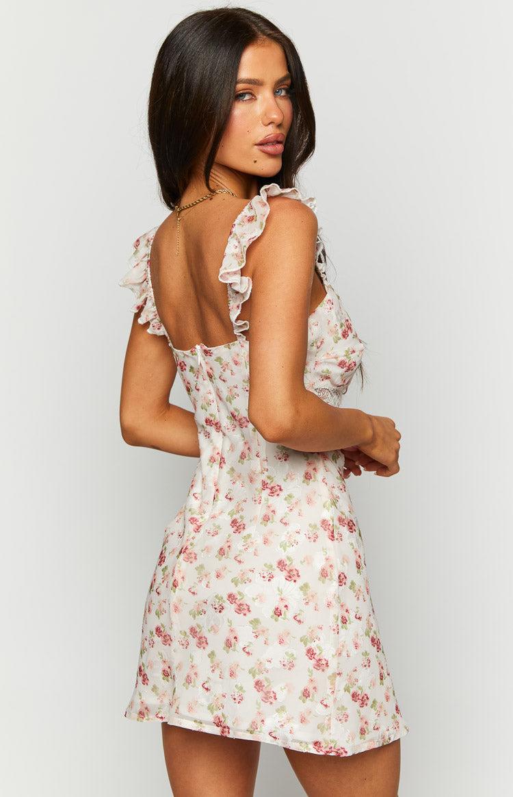 Teya Red Floral Mini Dress Product Image