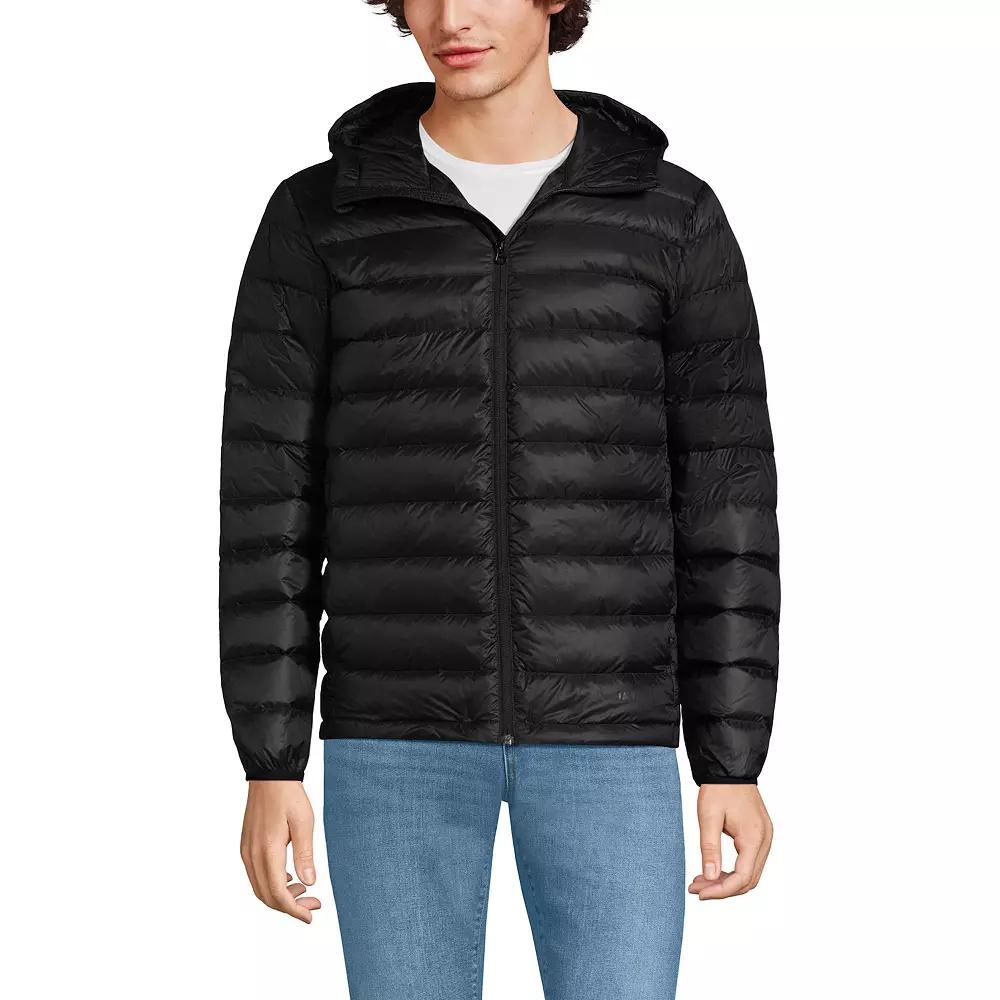 Big & Tall Lands' End Wanderweight Down Jacket, Men's,  Product Image
