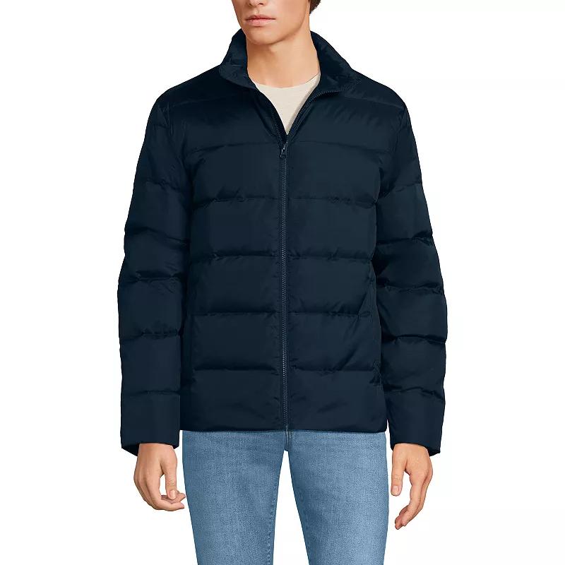 Men's Lands' End Max 600 Down Puffer Jacket, Size: XL, Black Product Image