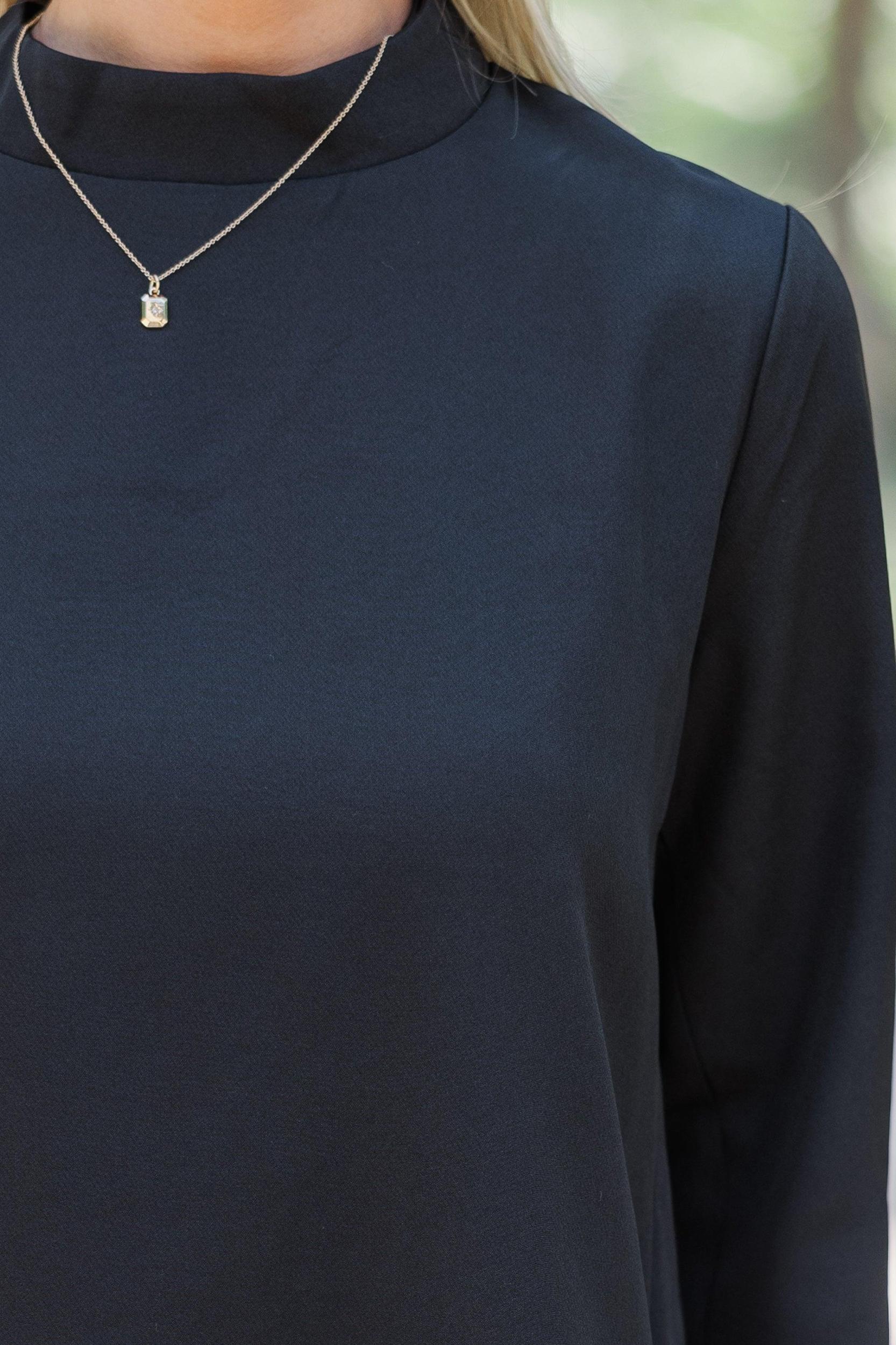 It Goes On Black Shift Dress Female Product Image