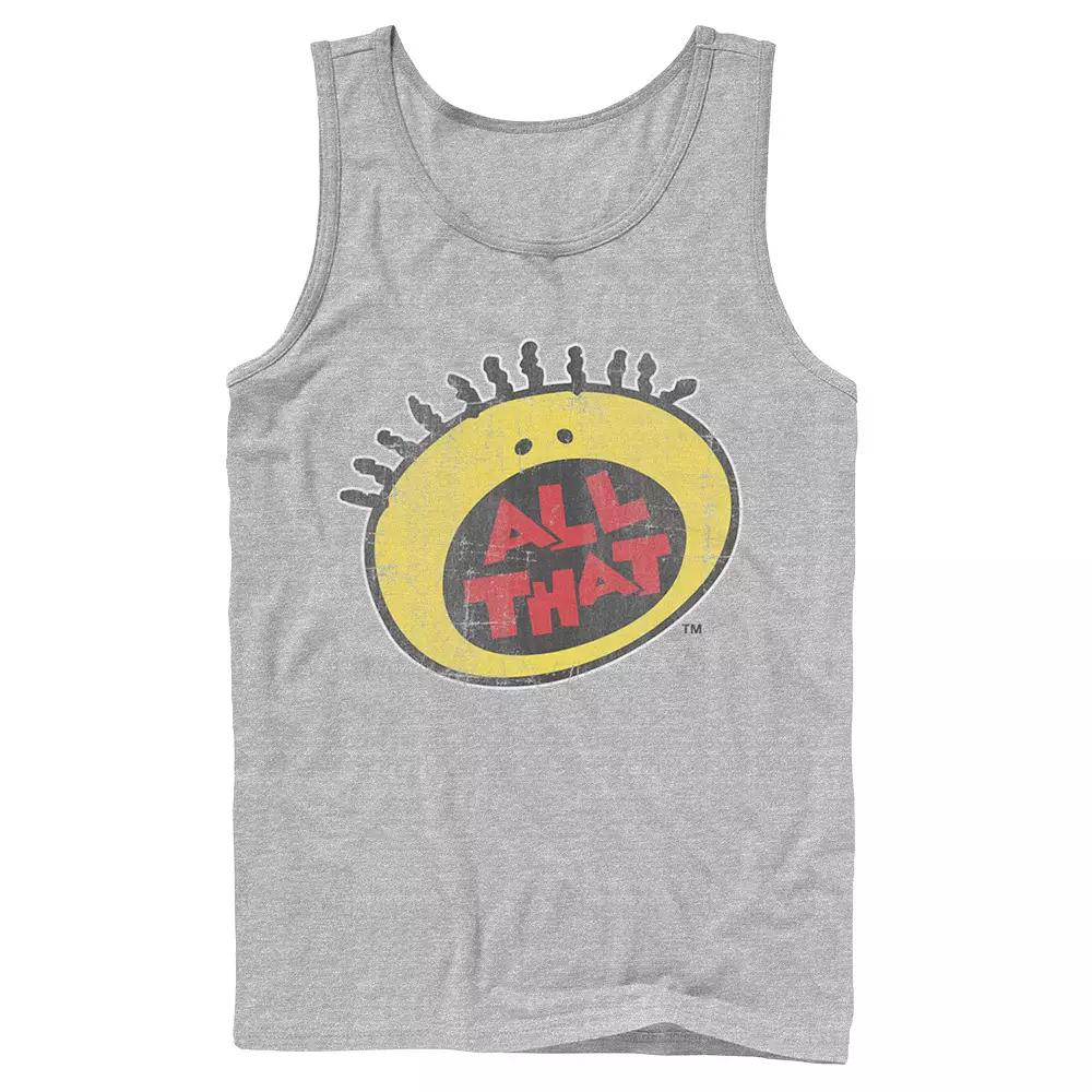 Men's Nickelodeon All That Classic Vintage Face Logo Title Graphic Tank Top,  Product Image