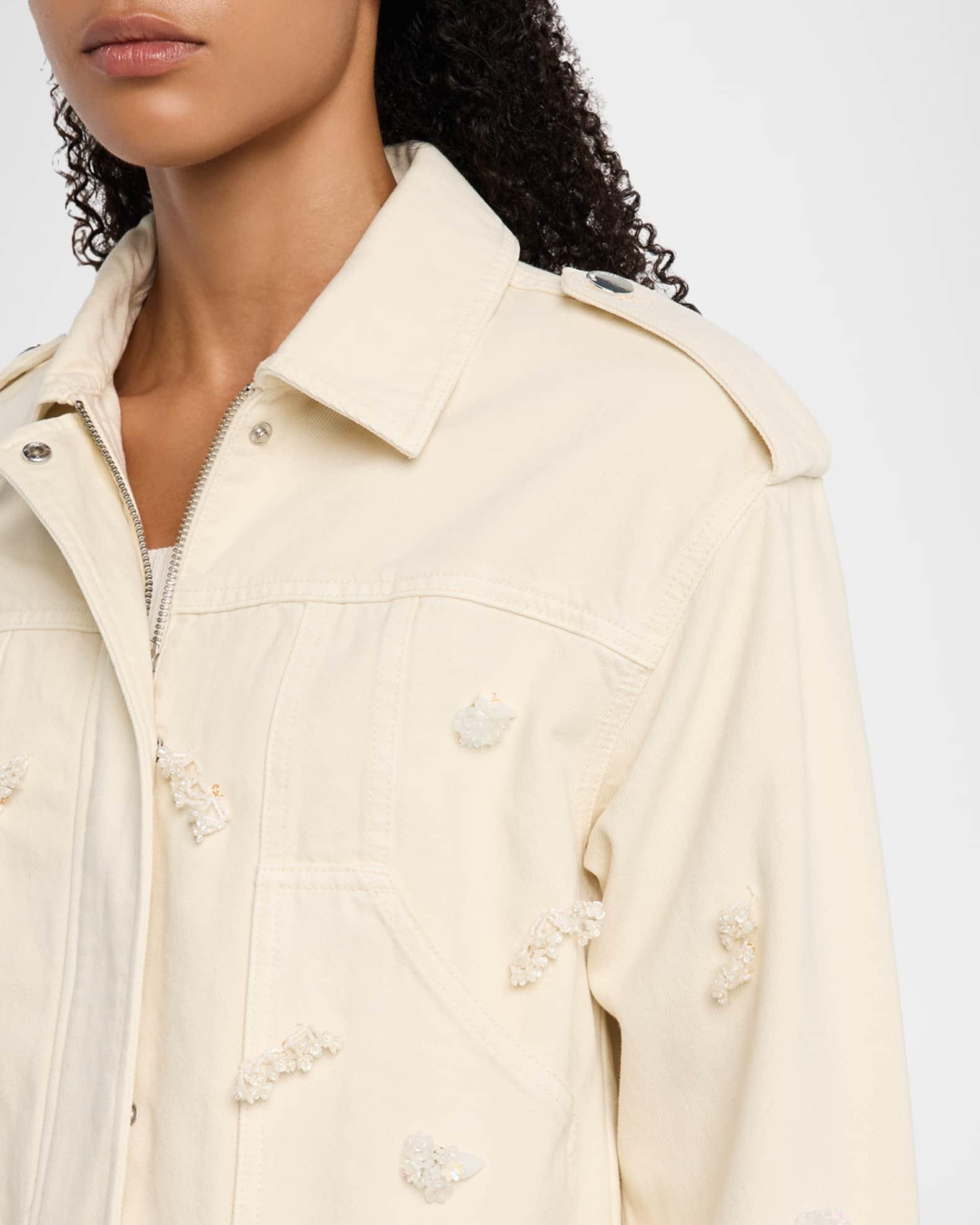 Floral Denim Jacket Product Image