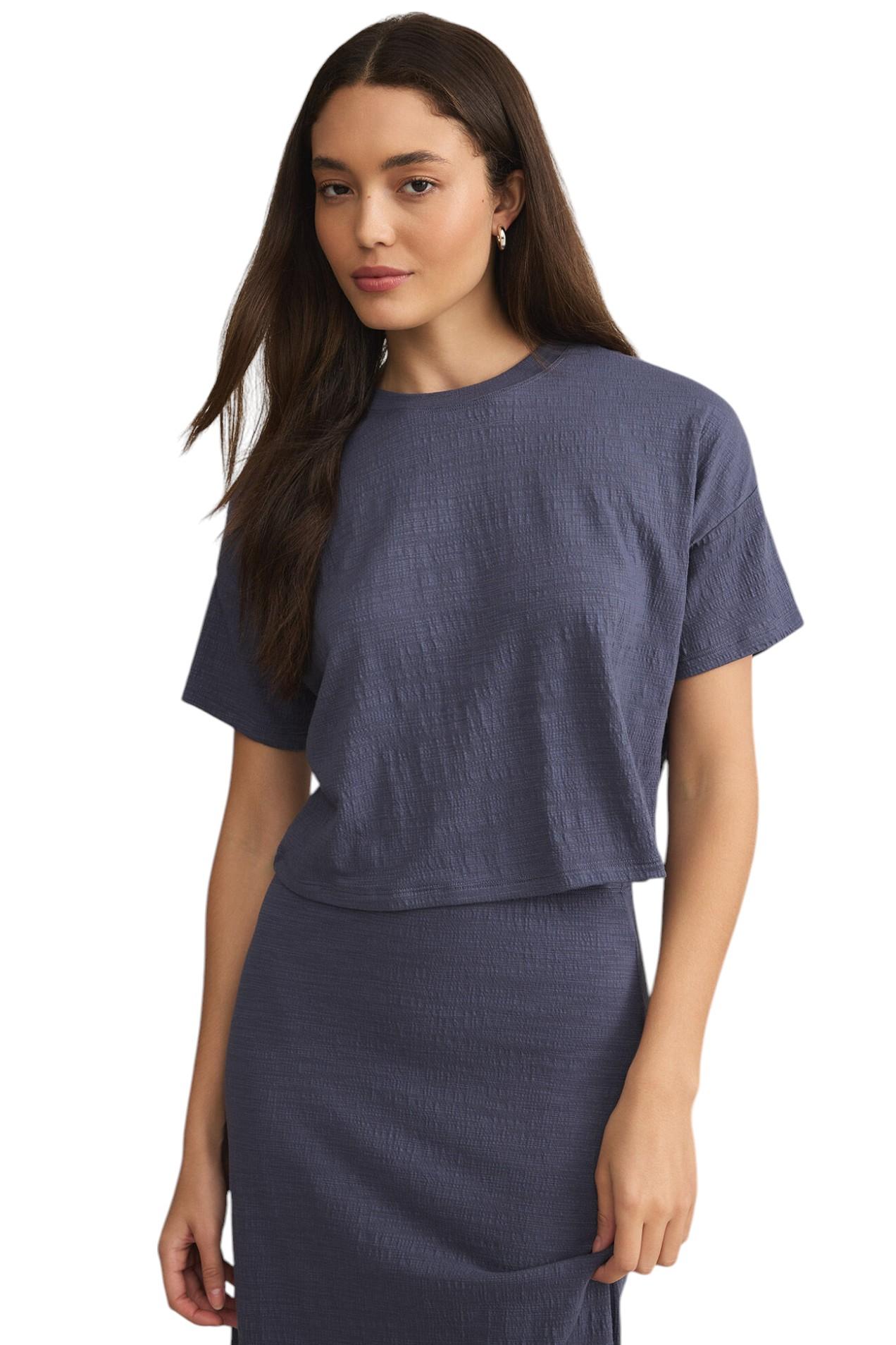Sway Textured Cropped Tee Product Image