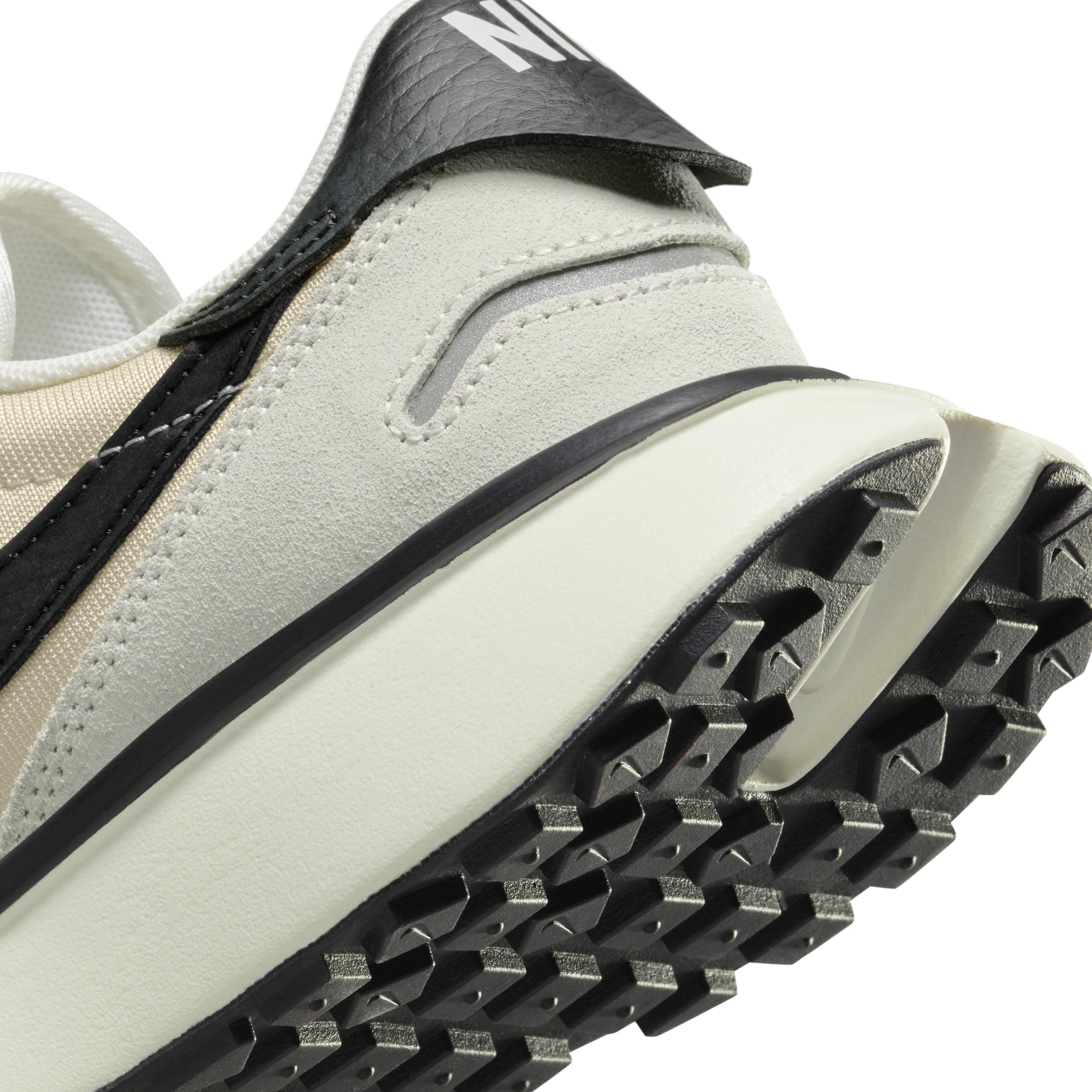 Nike Womens Nike Phoenix Waffle - Womens Running Shoes Summit White/Black/Sanddrift Product Image