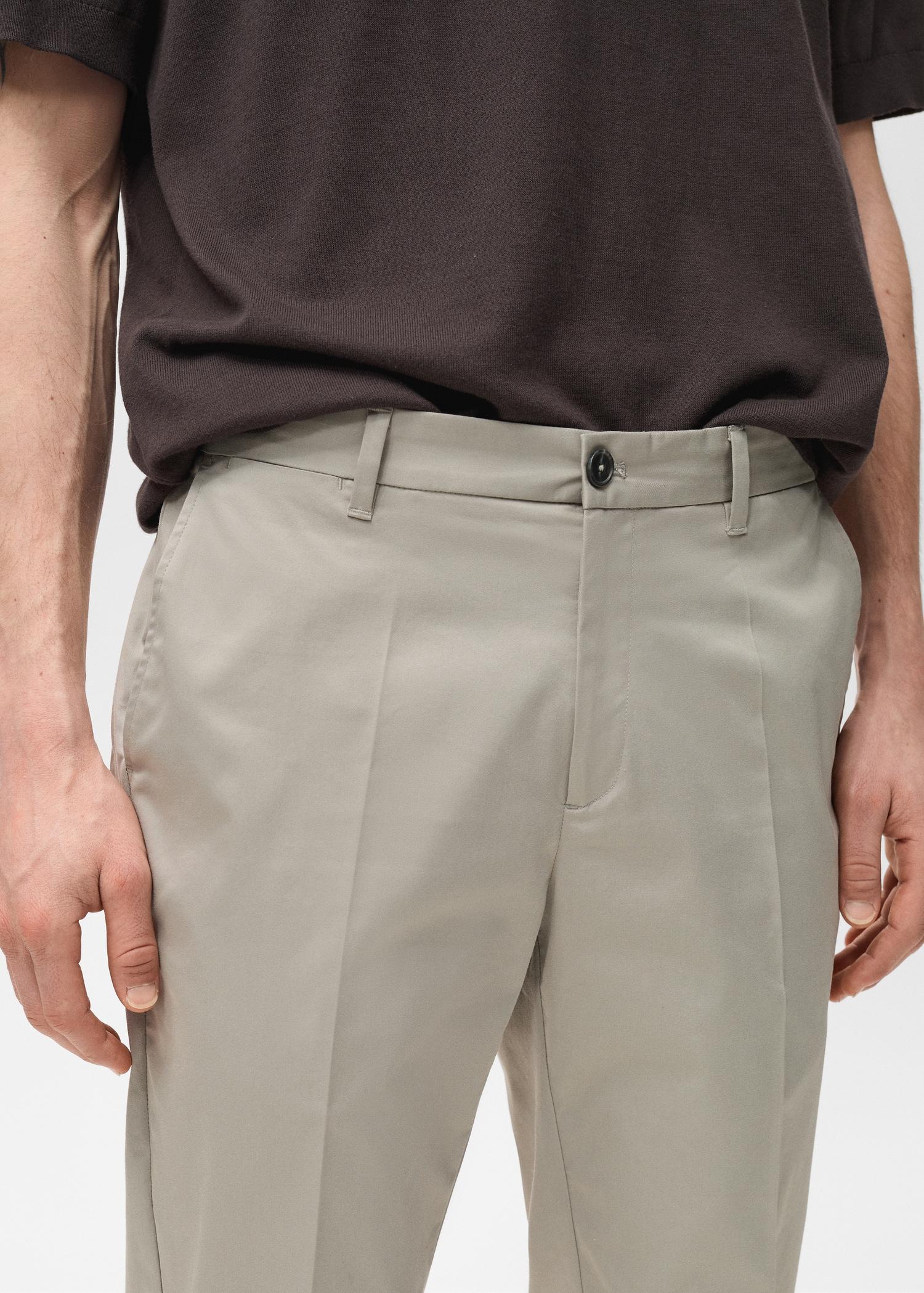 Dublino slim-fit chino pants - Men | MANGO USA Product Image