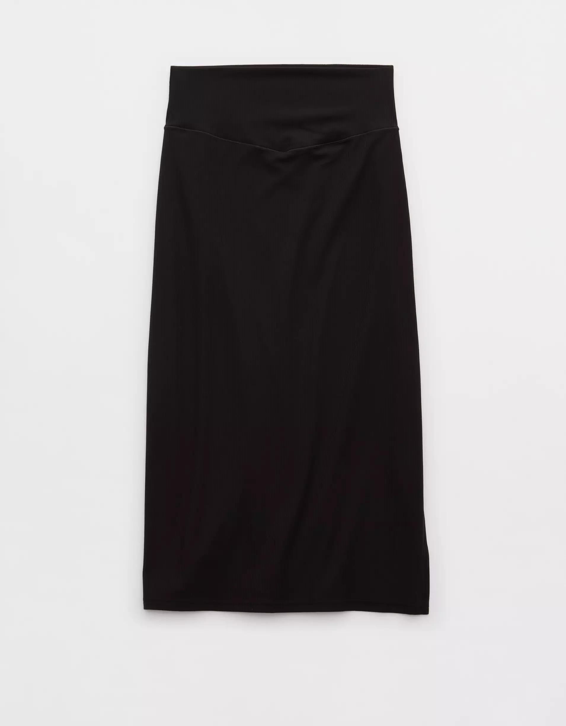 OFFLINE By Aerie Real Me XTRA Ribbed Midi Skirt Product Image