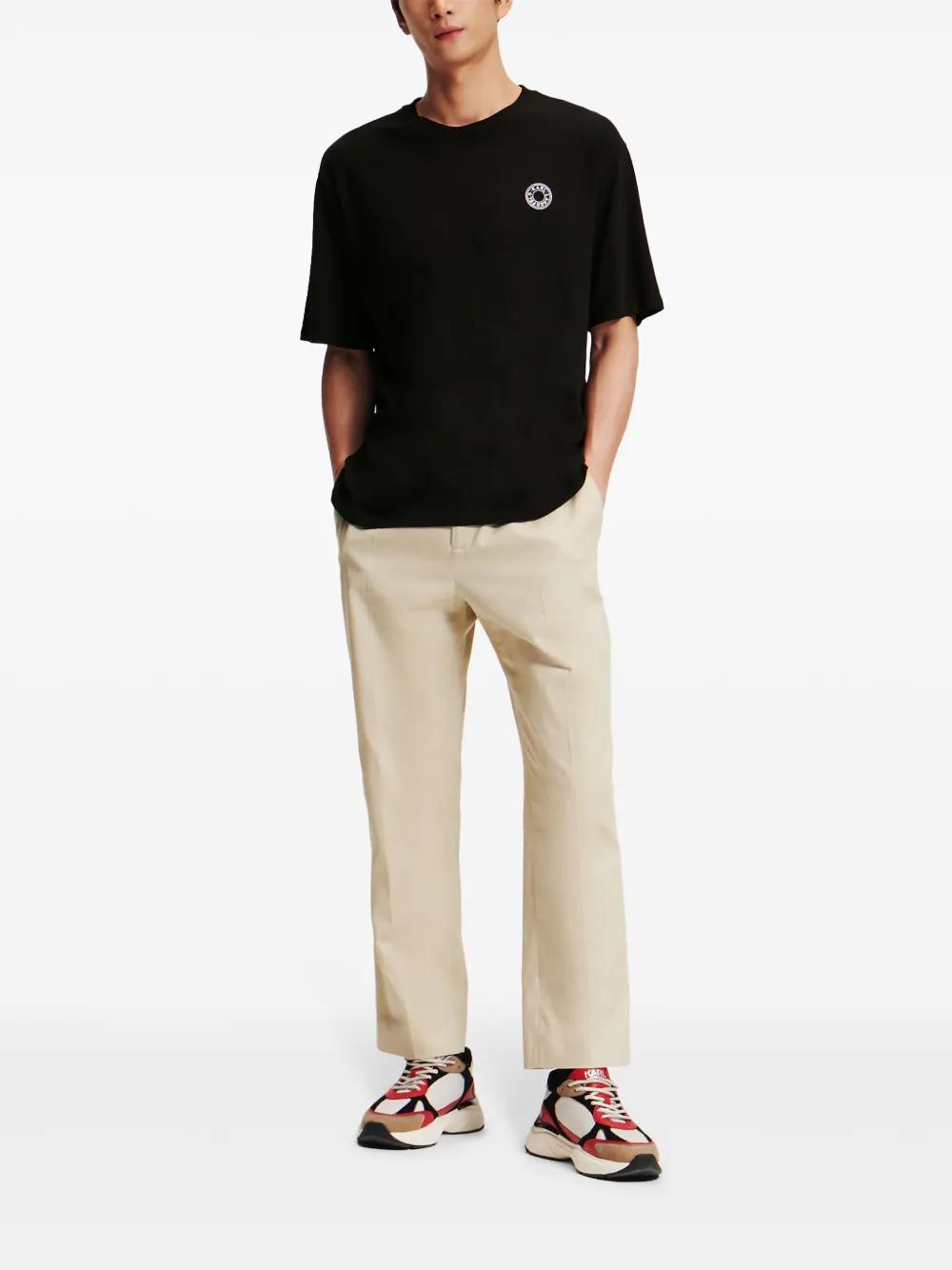 circle-logo cotton T-shirt Product Image