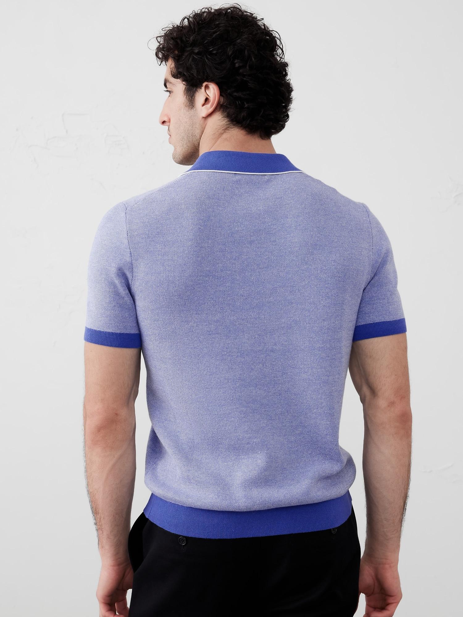 Birdseye Stitch Polo Product Image