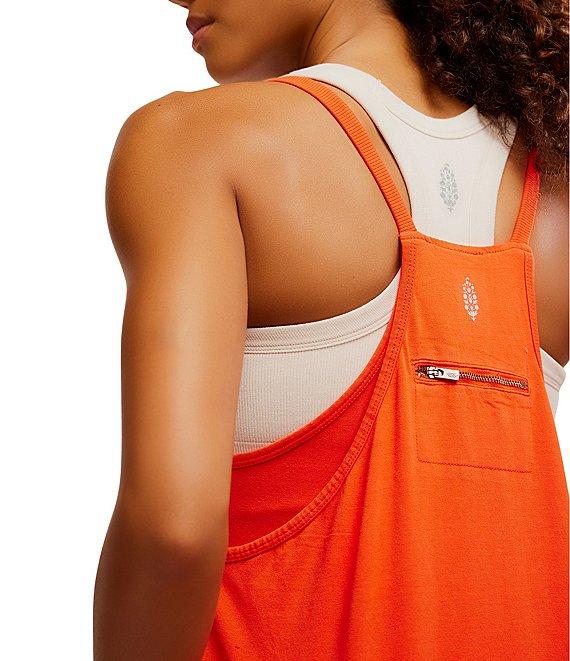 Free People FP Movement Hot Shot Scoop Neck Sleeveless Patch Pocket Mini Dress Product Image