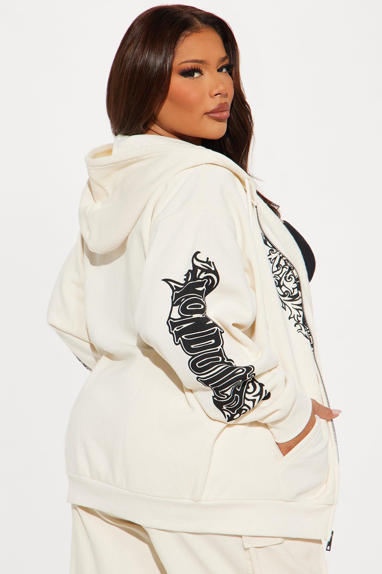 Von Dutch Novelty Print Sweatshirt - Cream/combo Product Image