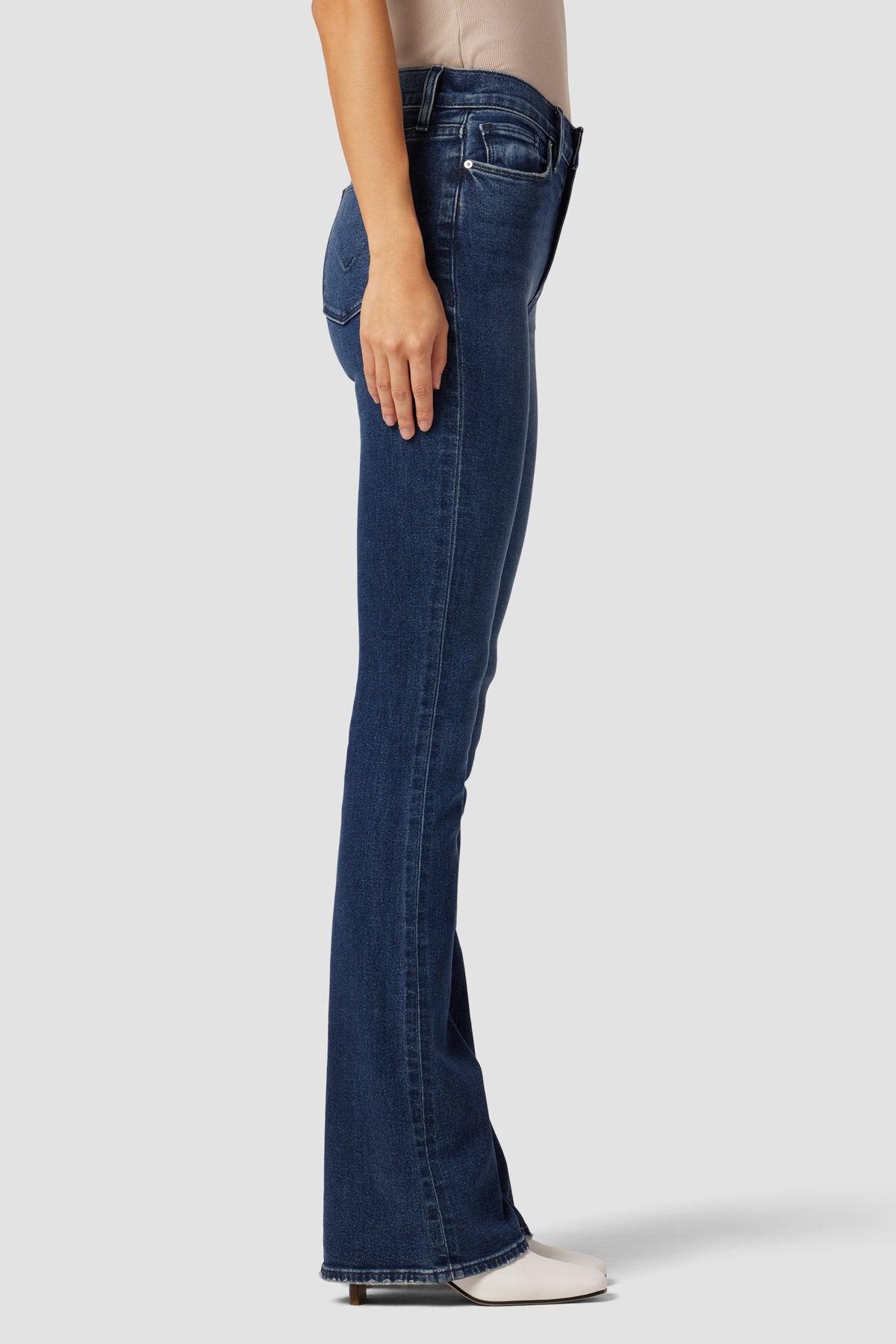 Barbara High-Rise Bootcut Jean w/ Slit Hem Female Product Image