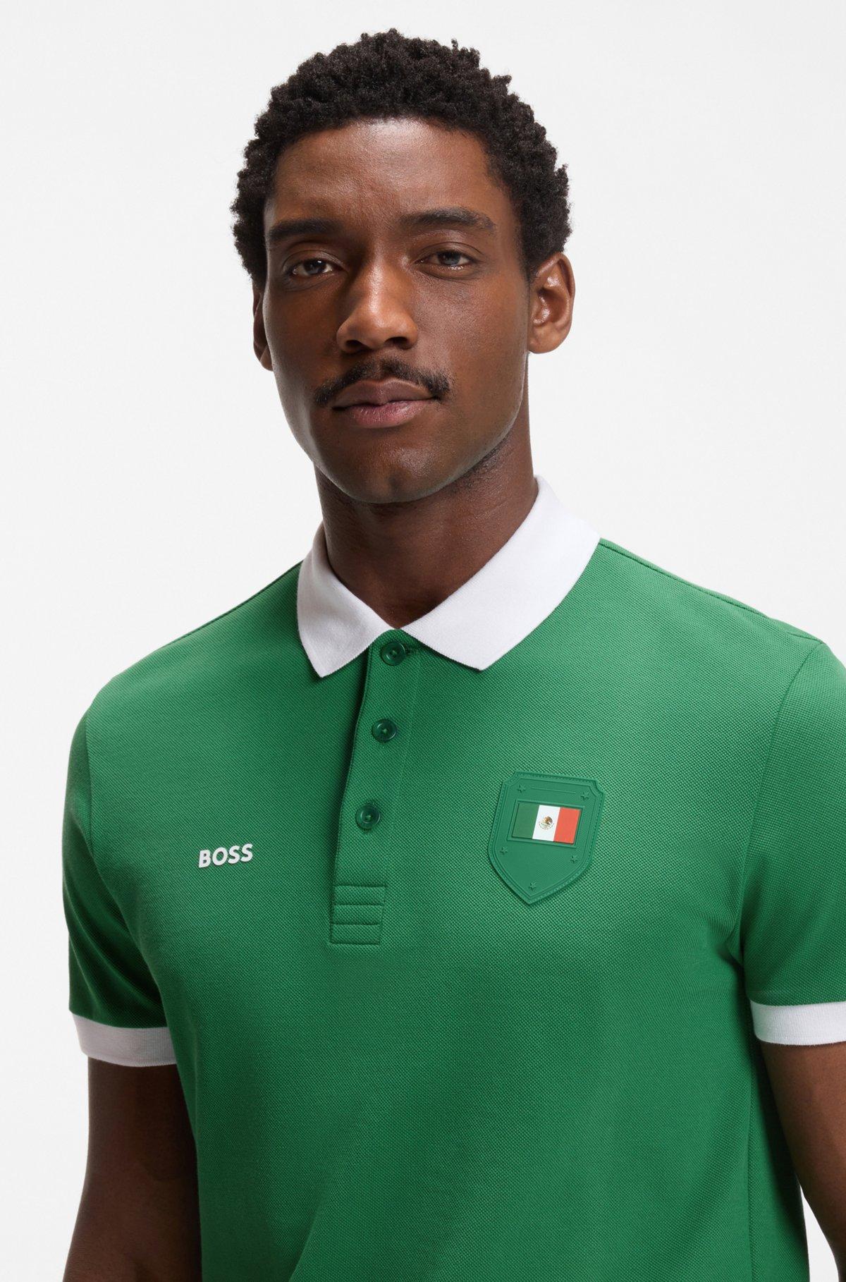 Paddy polo shirt with country flag Product Image