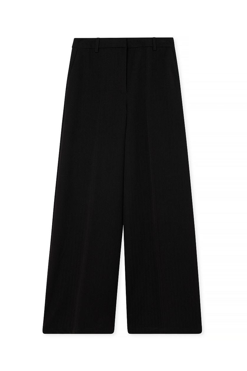 Zip Detail Wide Leg Pants Product Image