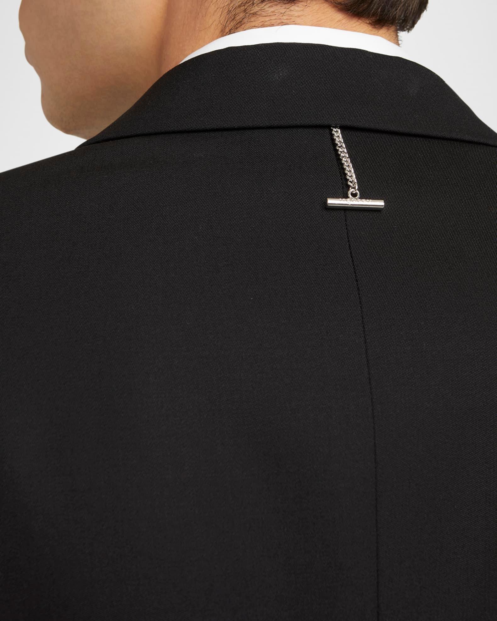 Men's Bead-Embellished Tuxedo Jacket Product Image