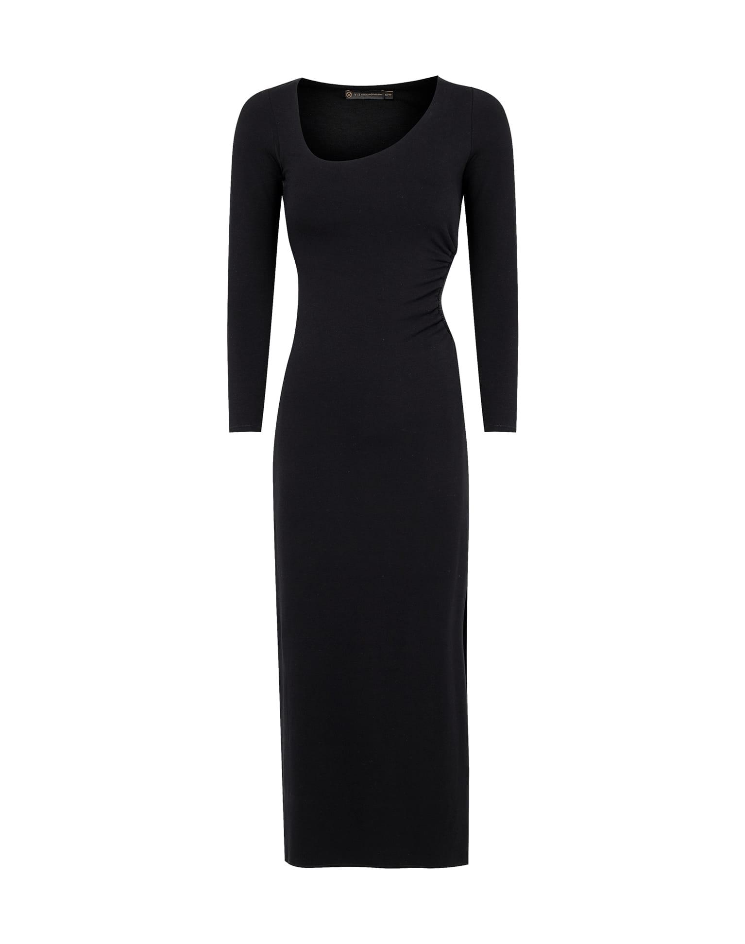 Dottie Long Dress - Black Product Image