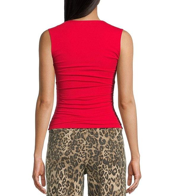 GB Square Neck Ruched Tank Top Product Image
