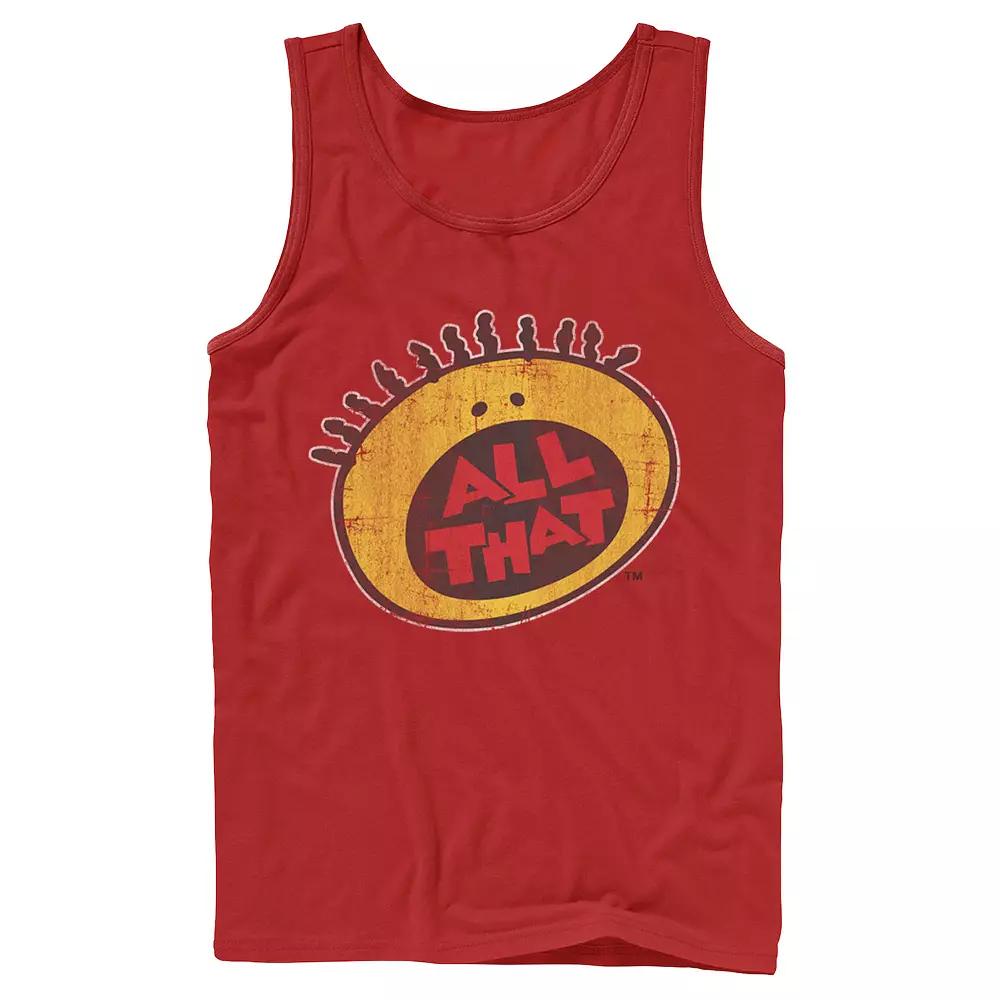 Men's Nickelodeon All That Classic Vintage Face Logo Title Graphic Tank Top,  Product Image