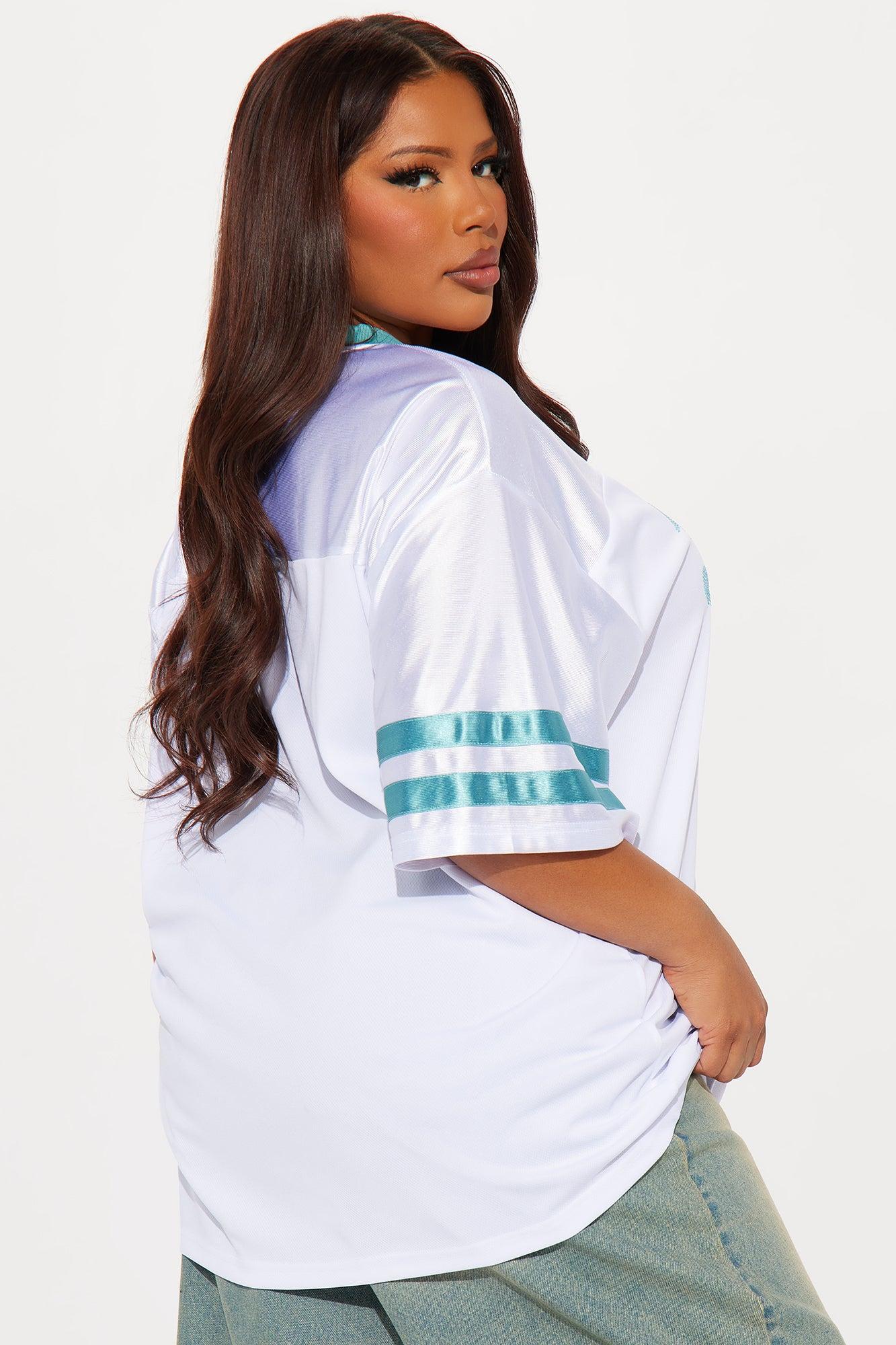 Von Dutch Rhinestone Jersey Tee - White/combo Product Image