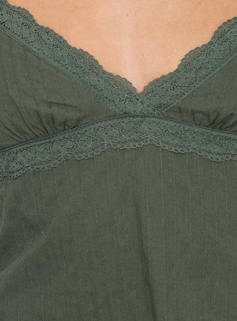 Lunya Top Green Product Image