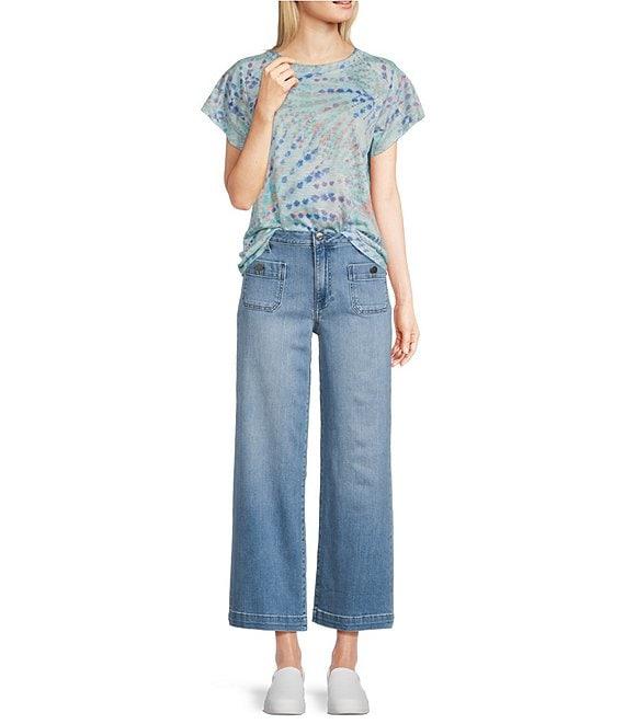KUT from the Kloth Meg Stretch Denim High Rise Wide Leg Jeans Product Image