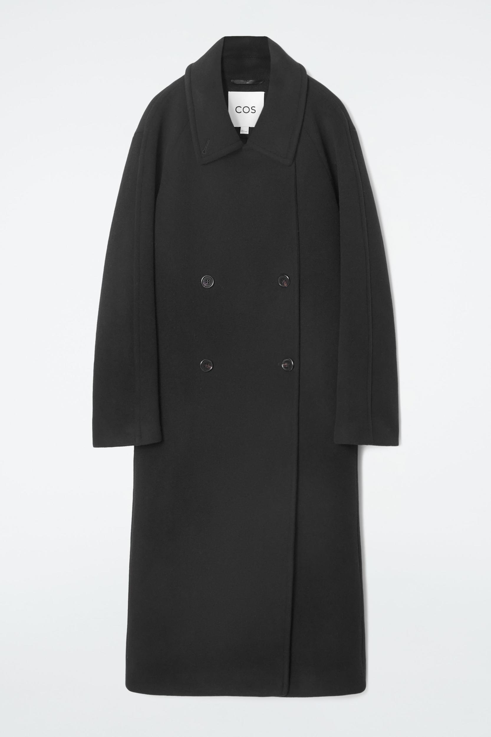 OVERSIZED DOUBLE-BREASTED WOOL COAT Product Image