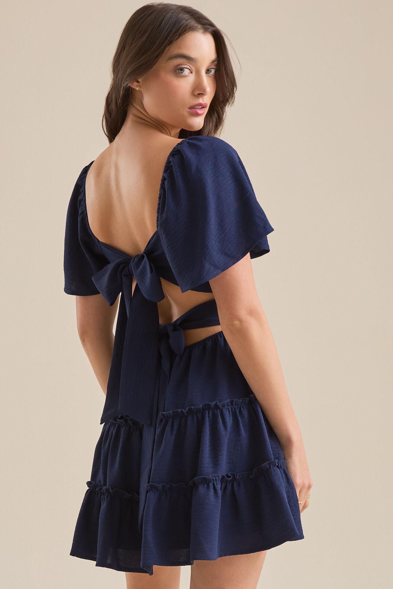 Claire Babydoll Mini Dress Product Image
