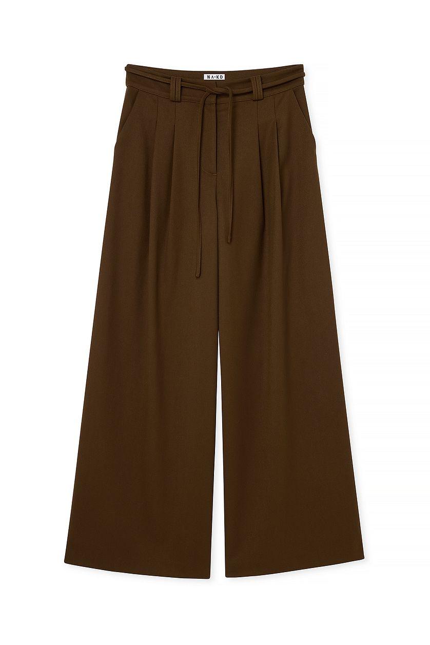 Wide Leg High Waist Trousers Product Image