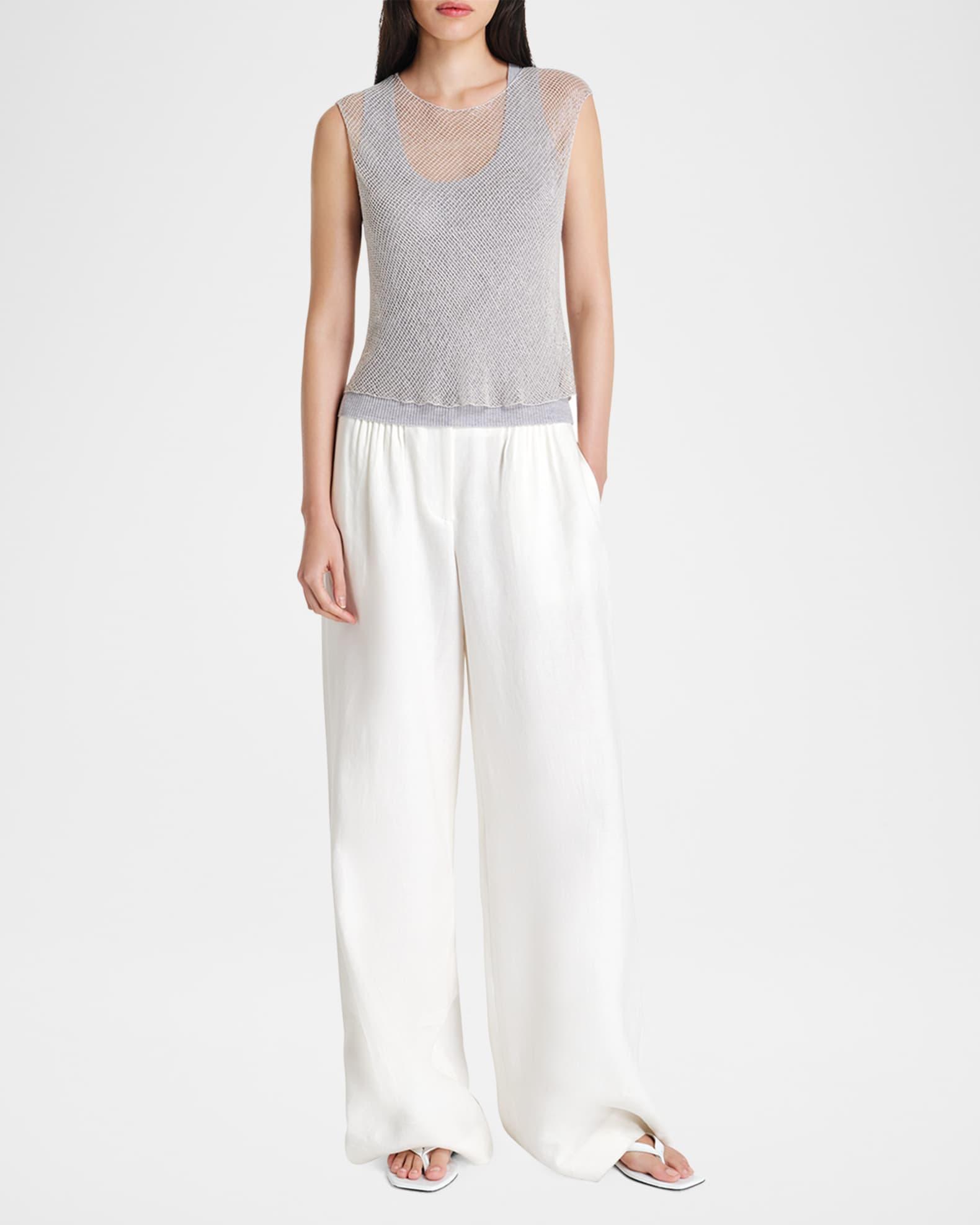 Chloe Woven Mesh Top Product Image